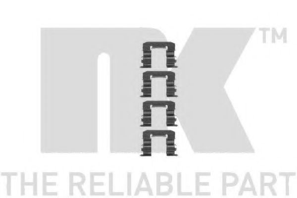 NK 7922184 Комплектующие, колодки дискового тормоза для HYUNDAI LAVITA (Хендай Лаvита)