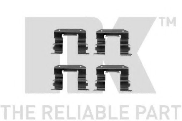 NK 7934182 Комплектующие, колодки дискового тормоза для HYUNDAI GALLOPER I (Хендай Галлопэр и)