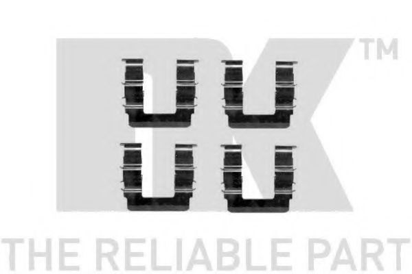 NK 7935615 Комплектующие, колодки дискового тормоза для KIA RIO (Киа Рио) NK 7935615 Комплектующие, колодки дискового тормоза для KIA RIO (Киа Рио)