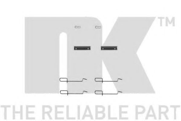 NK 7999125 Комплектующие, колодки дискового тормоза для RENAULT CLIO II (Рено Клио 2) NK 7999125 Комплектующие, колодки дискового тормоза для RENAULT CLIO II (Рено Клио 2)