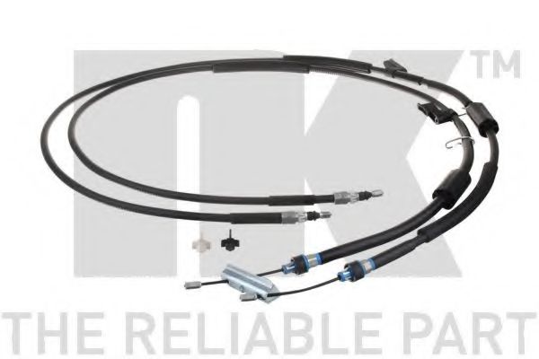 NK 9025153 Трос, стояночная тормозная система для FORD KUGA I (Форд Куга 1) NK 9025153 Трос, стояночная тормозная система для FORD KUGA I (Форд Куга 1)