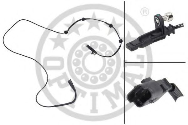 OPTIMAL 06-S128 Датчик, частота вращения колеса для PEUGEOT 407 SW (Пежо 407 св) OPTIMAL 06-S128 Датчик, частота вращения колеса для PEUGEOT 407 SW (Пежо 407 св)