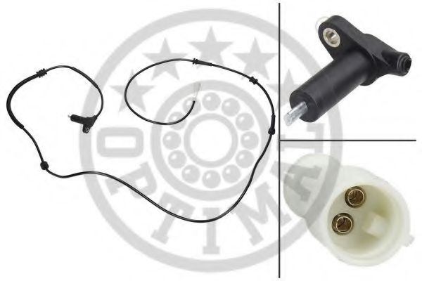 OPTIMAL 06-S195 Датчик, частота вращения колеса для CITROËN JUMPER (CитроËн Жумпэр) OPTIMAL 06-S195 Датчик, частота вращения колеса для CITROËN JUMPER (CитроËн Жумпэр)