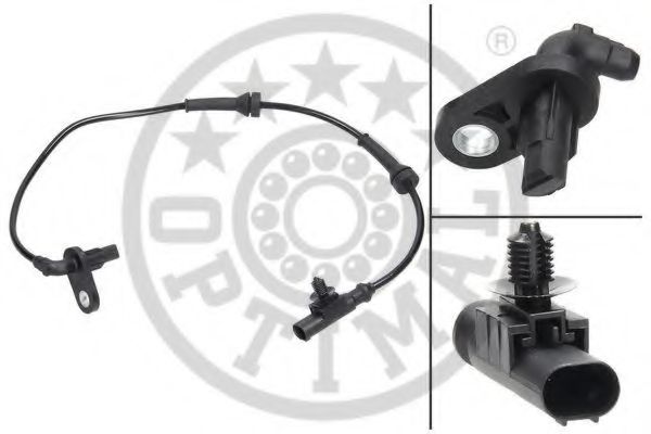 OPTIMAL 06-S266 Датчик, частота вращения колеса для NISSAN (Ниссан) OPTIMAL 06-S266 Датчик, частота вращения колеса для NISSAN (Ниссан)