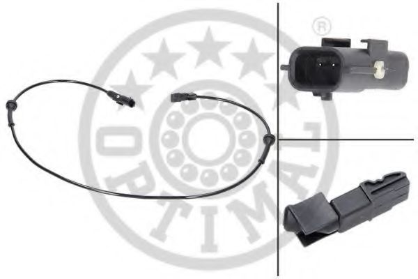 OPTIMAL 06-S394 Датчик, частота вращения колеса для RENAULT (Рено) OPTIMAL 06-S394 Датчик, частота вращения колеса для RENAULT (Рено)