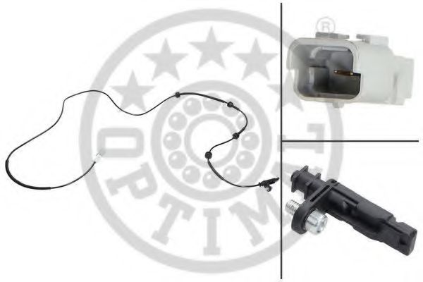 OPTIMAL 06-S409 Датчик, частота вращения колеса для PEUGEOT 407 (Пежо 407) OPTIMAL 06-S409 Датчик, частота вращения колеса для PEUGEOT 407 (Пежо 407)