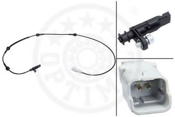 OPTIMAL 06-S430 Датчик, частота вращения колеса для PEUGEOT 407 (Пежо 407) OPTIMAL 06-S430 Датчик, частота вращения колеса для PEUGEOT 407 (Пежо 407)
