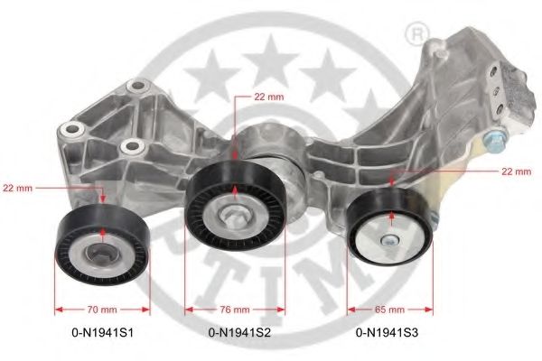OPTIMAL 0-N1941 Натяжитель ремня, клиновой зубча для MERCEDES-BENZ VANEO (Мэрcэдэс-бэнз Vанэо) OPTIMAL 0-N1941 Натяжитель ремня, клиновой зубча для MERCEDES-BENZ VANEO (Мэрcэдэс-бэнз Vанэо)