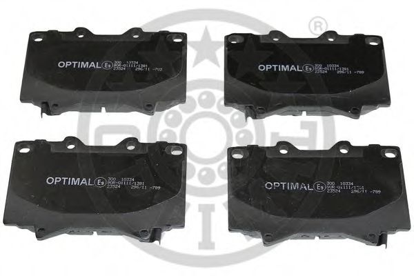 OPTIMAL 10334 Тормозные колодки для TOYOTA PRADO (Тойота/тоета Прадо) OPTIMAL 10334 Тормозные колодки для TOYOTA PRADO (Тойота/тоета Прадо)