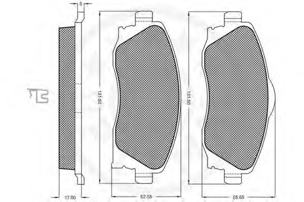OPTIMAL 10491 Тормозные колодки для OPEL VITA C (Опель Vита c) OPTIMAL 10491 Тормозные колодки для OPEL VITA C (Опель Vита c)