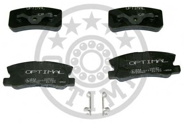 OPTIMAL 10537 Тормозные колодки для MITSUBISHI ASX (Митсубиши/митсубиси Асх) OPTIMAL 10537 Тормозные колодки для MITSUBISHI ASX (Митсубиши/митсубиси Асх)