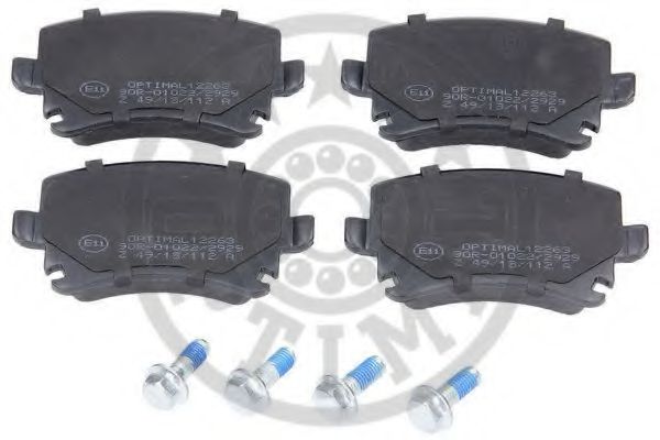 OPTIMAL 12263 Тормозные колодки для VOLKSWAGEN GOLF V (Фольксваген Гольф 5) OPTIMAL 12263 Тормозные колодки для VOLKSWAGEN GOLF V (Фольксваген Гольф 5)