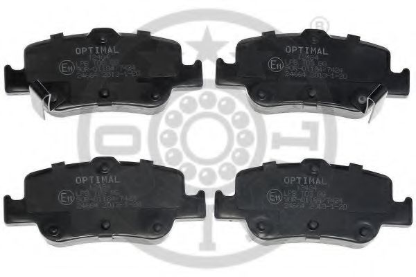 OPTIMAL 12484 Тормозные колодки для TOYOTA (Тойота/тоета) OPTIMAL 12484 Тормозные колодки для TOYOTA (Тойота/тоета)