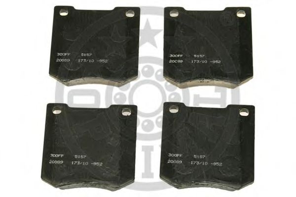 OPTIMAL 5157 Тормозные колодки для FORD (Форд) OPTIMAL 5157 Тормозные колодки для FORD (Форд)