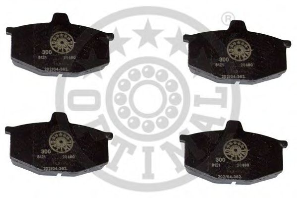 OPTIMAL 8121 Тормозные колодки для RENAULT LE CAR (Рено Лэ cар) OPTIMAL 8121 Тормозные колодки для RENAULT LE CAR (Рено Лэ cар)