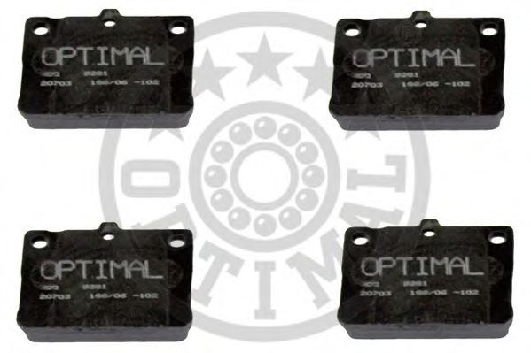 OPTIMAL 9281 Тормозные колодки для TOYOTA CORONA (Тойота/тоета Cорона) OPTIMAL 9281 Тормозные колодки для TOYOTA CORONA (Тойота/тоета Cорона)
