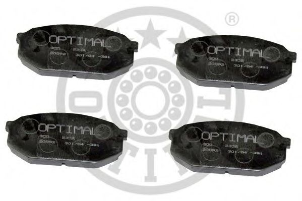 OPTIMAL 9309 Тормозные колодки для MITSUBISHI STARION (Митсубиши/митсубиси Старион) OPTIMAL 9309 Тормозные колодки для MITSUBISHI STARION (Митсубиши/митсубиси Старион)