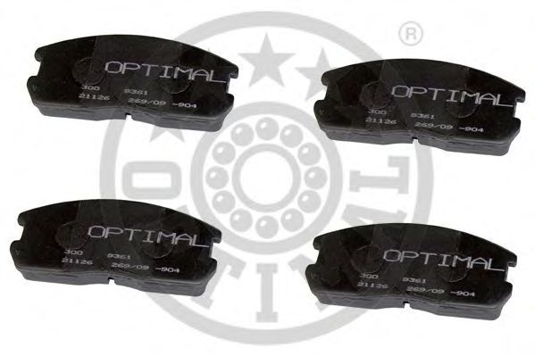 OPTIMAL 9361 Тормозные колодки для MITSUBISHI COLT II (Митсубиши/митсубиси Cолт 2) OPTIMAL 9361 Тормозные колодки для MITSUBISHI COLT II (Митсубиши/митсубиси Cолт 2)