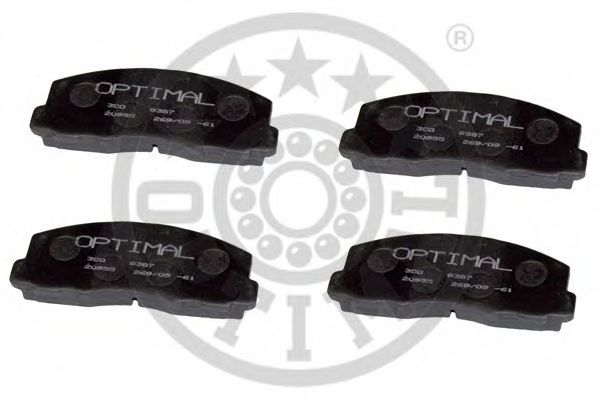 OPTIMAL 9387 Тормозные колодки для MITSUBISHI ETERNA III (Митсубиши/митсубиси Этэрна 3) OPTIMAL 9387 Тормозные колодки для MITSUBISHI ETERNA III (Митсубиши/митсубиси Этэрна 3)