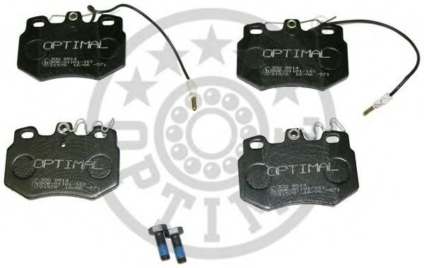 OPTIMAL 9514 Тормозные колодки для PEUGEOT 205 II (Пежо 205 2) OPTIMAL 9514 Тормозные колодки для PEUGEOT 205 II (Пежо 205 2)