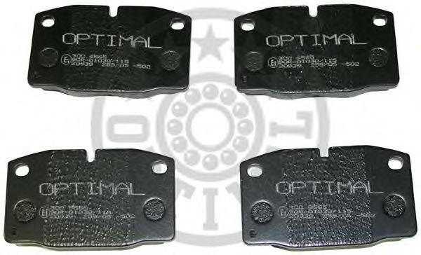 OPTIMAL 9565 Тормозные колодки для OPEL MANTA B CC (Опель Манта б cc) OPTIMAL 9565 Тормозные колодки для OPEL MANTA B CC (Опель Манта б cc)