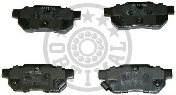 OPTIMAL 9572 Тормозные колодки для HONDA PRELUDE III (Хонда Прэлудэ 3) OPTIMAL 9572 Тормозные колодки для HONDA PRELUDE III (Хонда Прэлудэ 3)