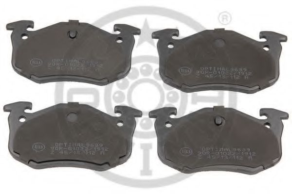 OPTIMAL 9639 Тормозные колодки для RENAULT CLIO I (Рено Cлио и) OPTIMAL 9639 Тормозные колодки для RENAULT CLIO I (Рено Cлио и)