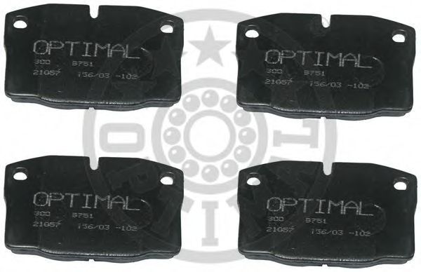 OPTIMAL 9751 Тормозные колодки для DAEWOO (Дэу) OPTIMAL 9751 Тормозные колодки для DAEWOO (Дэу)