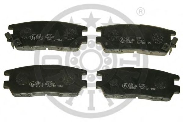 OPTIMAL 9792 Тормозные колодки для MITSUBISHI SIGMA (Митсубиши/митсубиси Сигма) OPTIMAL 9792 Тормозные колодки для MITSUBISHI SIGMA (Митсубиши/митсубиси Сигма)