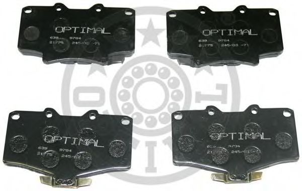 OPTIMAL 9880 Тормозные колодки для TOYOTA 4 RUNNER (Тойота/тоета 4 руннэр) OPTIMAL 9880 Тормозные колодки для TOYOTA 4 RUNNER (Тойота/тоета 4 руннэр)