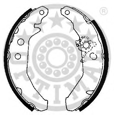 OPTIMAL BB-1850 Тормозные колодоки для FORD FIESTA (Форд Фиэста) OPTIMAL BB-1850 Тормозные колодоки для FORD FIESTA (Форд Фиэста)