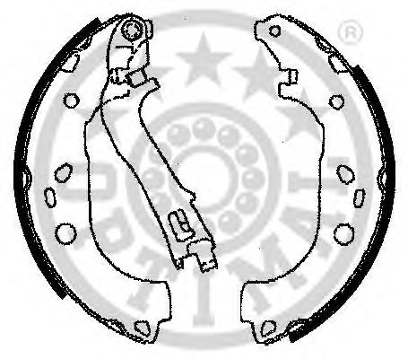 OPTIMAL BB-7230 Тормозные колодоки для LANCIA MUSA (Лансиа/лянча Муса)