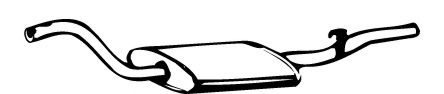 WALKER 02385 Глушитель выхлопных газов конечный для FORD GRANADA (Форд Гранада) WALKER 02385 Глушитель выхлопных газов конечный для FORD GRANADA (Форд Гранада)