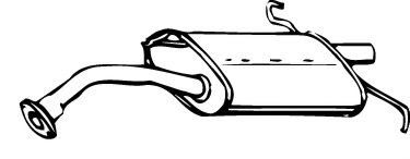 WALKER 07402 Глушитель выхлопных газов конечный для TOYOTA COROLLA (Тойота/тоета Cоролла) WALKER 07402 Глушитель выхлопных газов конечный для TOYOTA COROLLA (Тойота/тоета Cоролла)