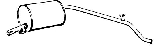 WALKER 09663 Глушитель выхлопных газов конечный для FIAT PANDA (Фиат Панда) WALKER 09663 Глушитель выхлопных газов конечный для FIAT PANDA (Фиат Панда)