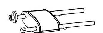 WALKER 13077 Предглушитель выхлопных газов для FORD SCORPIO I (Форд Скорпио 1) WALKER 13077 Предглушитель выхлопных газов для FORD SCORPIO I (Форд Скорпио 1)