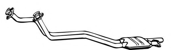 WALKER 13195 Предглушитель выхлопных газов для MERCEDESBENZ (Мерседес бенц)