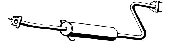 WALKER 13947 Средний глушитель выхлопных газов для HONDA LEGEND I (Хонда Лэгэнд и) WALKER 13947 Средний глушитель выхлопных газов для HONDA LEGEND I (Хонда Лэгэнд и)