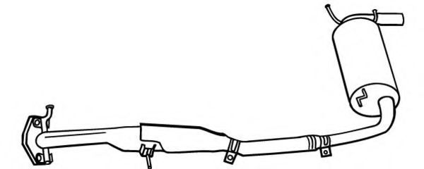 WALKER 18847 Глушитель выхлопных газов конечный для MAZDA MX-5 I (Мазда Мx-5 и) WALKER 18847 Глушитель выхлопных газов конечный для MAZDA MX-5 I (Мазда Мx-5 и)