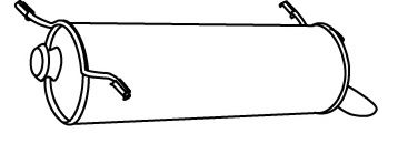 WALKER 19004 Глушитель выхлопных газов конечный для CITROëN (Cитроëн) WALKER 19004 Глушитель выхлопных газов конечный для CITROëN (Cитроëн)