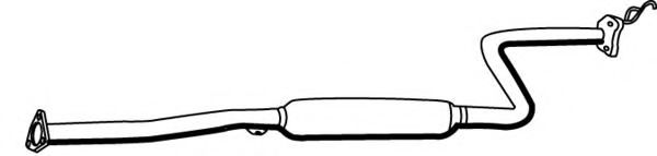 WALKER 19478 Средний глушитель выхлопных газов для HONDA CRX III (Хонда Cрх 3) WALKER 19478 Средний глушитель выхлопных газов для HONDA CRX III (Хонда Cрх 3)