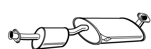 WALKER 19993 Средний глушитель выхлопных газов для OPEL FRONTERA A (Опель Фронтера а) WALKER 19993 Средний глушитель выхлопных газов для OPEL FRONTERA A (Опель Фронтера а)