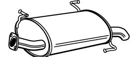 WALKER 22189 Глушитель выхлопных газов конечный для NISSAN PRIMERA (Ниссан Примера) WALKER 22189 Глушитель выхлопных газов конечный для NISSAN PRIMERA (Ниссан Примера)