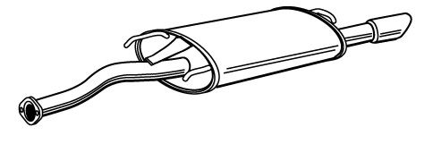 WALKER 22321 Глушитель выхлопных газов конечный для ROVER 45 (Ровер 45) WALKER 22321 Глушитель выхлопных газов конечный для ROVER 45 (Ровер 45)