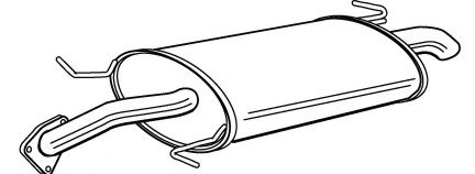 WALKER 22695 Глушитель выхлопных газов конечный для MITSUBISHI (Митсубиши/митсубиси) WALKER 22695 Глушитель выхлопных газов конечный для MITSUBISHI (Митсубиши/митсубиси)