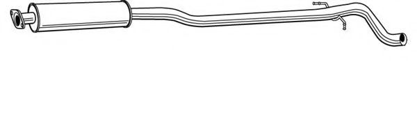 WALKER 22872 Средний глушитель выхлопных газов для VOLVO V70 II (Вольво V70 2) WALKER 22872 Средний глушитель выхлопных газов для VOLVO V70 II (Вольво V70 2)