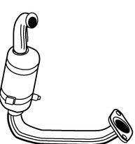 WALKER 28024 Катализатор 