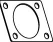 WALKER 80079 Прокладка, труба выхлопного газа 
