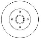 MAPCO 15124 Тормозной диск для RENAULT CLIO I (Рено Cлио и) MAPCO 15124 Тормозной диск для RENAULT CLIO I (Рено Cлио и)