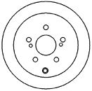 MAPCO 15564 Тормозной диск для TOYOTA PREVIA (Тойота/тоета Прэvиа) MAPCO 15564 Тормозной диск для TOYOTA PREVIA (Тойота/тоета Прэvиа)